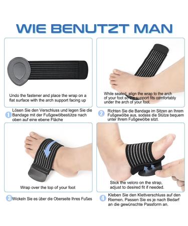 Buy Youth Base Foot Vault Bandages - Compression Relief for Plantar Fasciitis & Flat Feet Pain - Buy Online on GoSupps.com