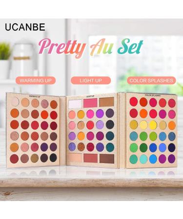Ucanbe 86 Colors All-in-One Makeup Palette - Multi-Purpose Eyeshadow Highlighter Contour & Blush for Daily Use - Buy Online on GoSupps.com