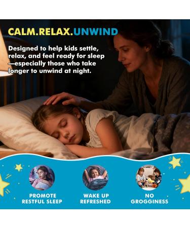 Kids Sleep Gummies Magnesium Glycinate 100/200 mg for Natural Sleep Relaxation and Calm Support Melatonin Free Sleep Aid Kid Melatonin Alternative for Restful Sleep Sugar Free Mixed Berry 60 Ct - Buy Online on GoSupps.com