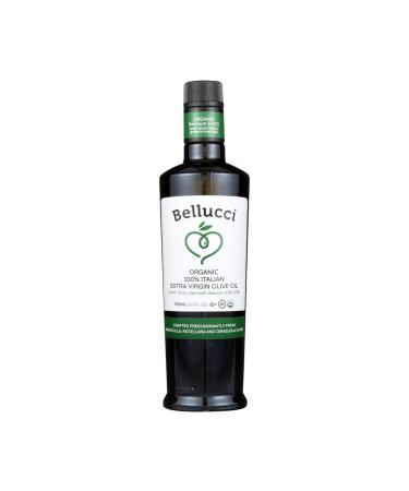 Bellucci Premium Olive Oil, Extra Virgin Organic, 16.9 fl oz 16.9 Fl Oz (Pack of 1)