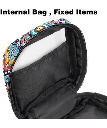 Stylish Storage Bags for Women's Bandages | Bohemian Flower Pattern | Portable Menstrual Pad & Tampon Organizer | Perfect for School & Office - Buy Online on GoSupps.com