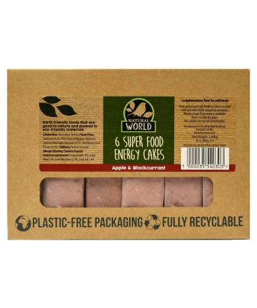 Supr Food Energy Cakes 6pk - Apple & Blackcurrant