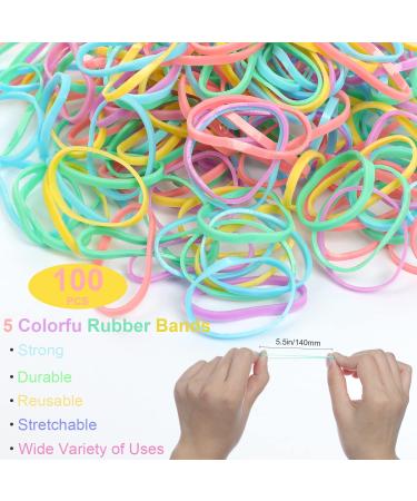 10Pcs Hair Loop Tool Set with Topsy Tail Hair Tools, Ponytail Cutter, Rat Tail Comb, 200 Summer Colors Rubber Bands and Baby Hair Ties - Hair Styling Kit for Women - Buy Online on GoSupps.com