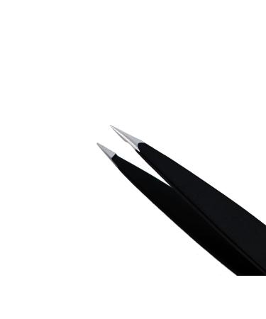 MACS Tweezers Set for Precision Eyebrow and Facial Hair Removal - Stainless Steel (3 PCs Black) - Buy Online on GoSupps.com