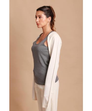 Shop Allergy-Free Organic Cotton Bolero Shrug for Eczema & Psoriasis - XX-Large Natural | Cottonique - Buy Online on GoSupps.com