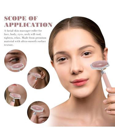 EXCEART Jade Roller & Ice Roller - Face & Eye Massage Tool for Glowing Skin | Gua Sha Facial Roller | International Shipping - Buy Online on GoSupps.com