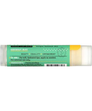 Alaffia Coconut Mint Lip Balm - 0.15 oz | Natural Hydration & Refreshing Flavor - Buy Online on GoSupps.com