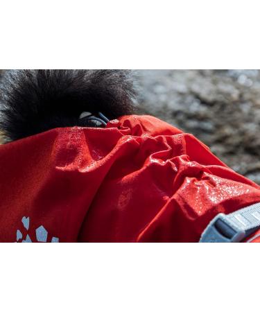 Hurtta Monsoon Eco Hundelegenmantel | Waterproof Dog Rain Jacket with Reflectors | 100% Recycled Material | Red 30cm - Buy Online on GoSupps.com
