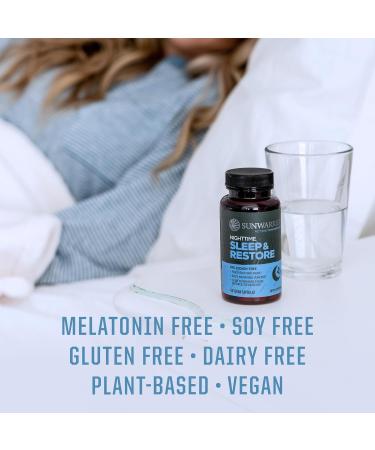 Sleep Support & Restore Capsules Melatonin-Free Sleep Aid for Deep Rest & Recovery Magnesium Chamomile Lemon Balm & Adaptogens for Relaxation Muscle Relief & Refreshing Mornings 60 Vegan Capsules - Buy Online on GoSupps.com