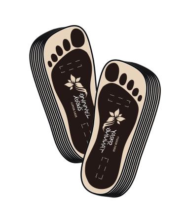 20 Pairs (40 Feets) Spray Tanning Sticky Feet Pads - Disposable Non-Slip Clean and Hygienic for Spa or Sunless Airbrush Tanning 2 count (Pack of 20)