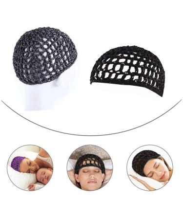 Hdeayod 6 Pack Mesh Crochet Hair Net Doobie Wrap for Short Black Hair - Snoods Cover for Sleeping - Women's Hair Ornament - Buy Online on GoSupps.com
