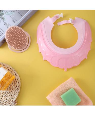 Baby Shower Cap for Kids - Adjustable Shampoo Shield Visor Hat with Bath Brush - Eyes and Ears Protector - Buy Online on GoSupps.com