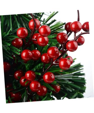 ABOOFAN 20 Pcs Christmas Imitation Fruit Holly Christmas Berries Christmas Flower Pick Christmas Berry Picks Home Decor Plants Decor Cherry Stems Party Supplies Foam Cherry Fruit Banquet - Buy Online on GoSupps.com