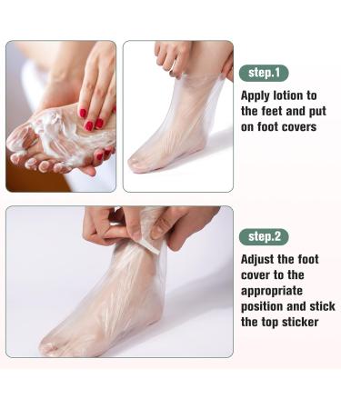 PROUSKY 100 Pack Disposable Booties for Paraffin Wax Bath - Pedicure & Spa Wax Treatment - Buy Online on GoSupps.com