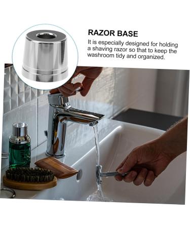 Angoily Double Razor Rack: Premium Manual Shaving Stand for Mustache & Razor Brush - Aluminum Alloy Holder for Men - Buy Online on GoSupps.com