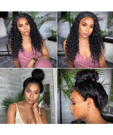 20 22 24+18 Brazilian Deep Curly Human Hair Bundles with Closure | 100% Remy Unprocessed Hair | Natural Black 4x4 Closure Included - Buy Online on GoSupps.com