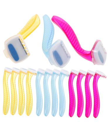 Skisuno 15 pieces of body hair remover for women body razor razor for women hair clipper for armpit stainless steel hairdders women hair remover hair razor