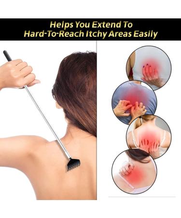 Buy Kryzalite Telescopic Back Scratchers - 2 Designs Portable Massagers Perfect Gift for Men & Women - International Shipping Available - Buy Online on GoSupps.com
