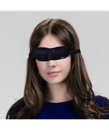 AVIMA Premium Sleep Mask & Blindfold - Comfortable, Adjustable Strap for Men, Women, Children - Blocks Sunlight, Aids in Relaxation - 1 Pack - Buy Online on GoSupps.com