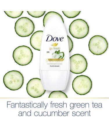 Dove Antiperspirant Roll-On Go Fresh Cucumber 50ml - Long-Lasting Protection & Refreshing Fragrance - International Shipping Available - Buy Online on GoSupps.com