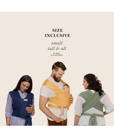 MOBY Midnight Classic Baby Wrap Carrier - 100% Cotton, One Size Fits All, Breathable and Stretchy - For Newborn to Toddler up to 33lbs - Buy Online on GoSupps.com