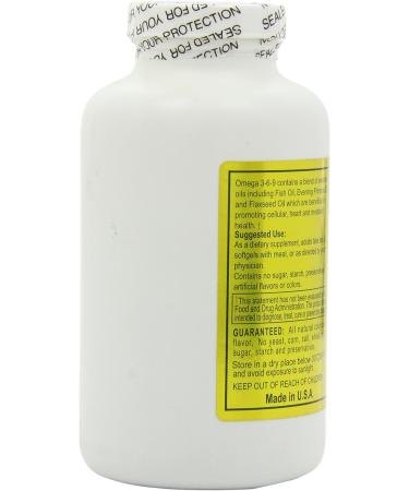 Golden Alaska Deep Sea Omega-3-6-9 Fish Oil 1000mg Softgels - 300 Count Pack - Buy Online on GoSupps.com