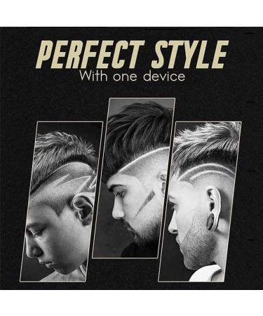 Yamloveme Trimmer Yamloveme Cordless Hair Clipper Multifunction Beard Trimmer for Men Waterproof USB Charging Cutting T Blade Grooming Hair Cutting Kit (C-Gold) - Buy Online on GoSupps.com