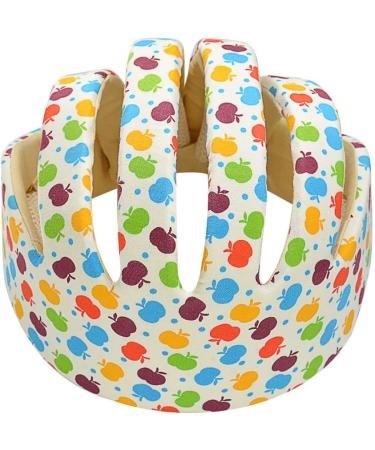 IULONEE Baby Helmet Toddler Protective Hat - Apple Flower Design | Infant Head Safety Cotton Hat with Adjustable Strap - Buy Online on GoSupps.com