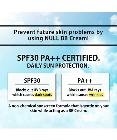 NULL Matte Finish Men's BB Cream & Concealer SPF30 PA++ - 0.7oz (Ochre) | Made in Japan - Buy Online on GoSupps.com