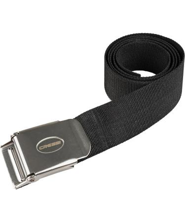 Cressi Black Nylon Weight Belt with Buckle - Regular Size - Buy Online on GoSupps.com