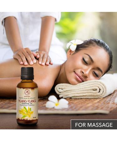 Buy 100% Pure Ylang-Ylang Essential Oil 1.7 Fl Oz - Cananga Odorata from Madagascar for Aromatherapy Relaxation and Beauty - Best Essential Oil for Good Sleep & Aroma Diffuser - Buy Online on GoSupps.com
