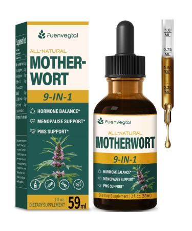 Herbal Complex Extract Motherwort Extract for Hormone Balance Menopause Support & PMS Support. 2oz
