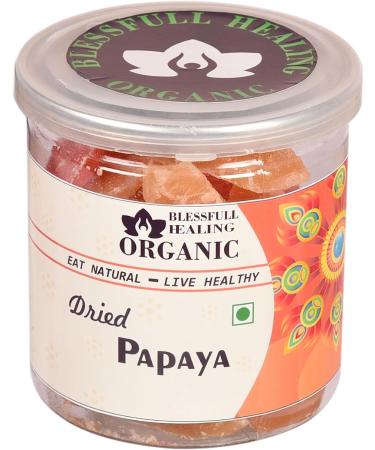 Blessfull Healing Organic Dried Papaya 250 Gram Airtight Container (Packing May Vary) - Buy Online on GoSupps.com