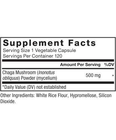Force Factor Chaga Mushrooms Capsules Mushroom Supplement to Support Gut Health and Digestion Made from Real Mushrooms Vegan Non-GMO 120 Capsules - Buy Online on GoSupps.com