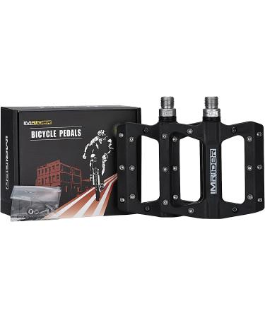 Imrider MTB Mountain Bike Pedal - Lightweight Nylon 9/16 Inch for BMX Road Bicycle - Black - Buy Online on GoSupps.com