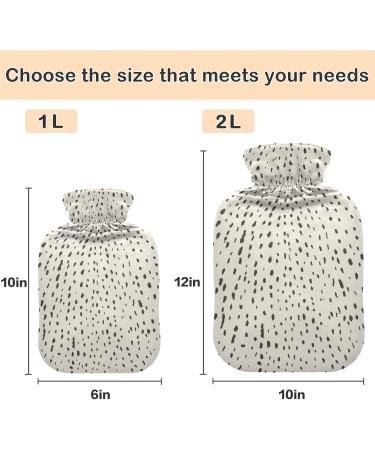NAANLE 2L Transparent Hot Water Bottle - Pain Relief & Heat Therapy Large Animal Pressure Design for Bed & Hands - Buy Online on GoSupps.com