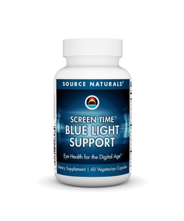 Source Naturals Screen Time Blue Light Support Eye Health for The Digital Age* - 60 Vegetarian Capsules