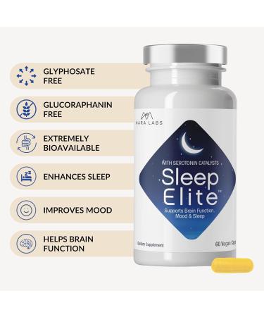 Mara Labs SleepElite | Supports Brain Function Mood and Sleep | with Serotonin Catalysts | 30 Servings - Buy Online on GoSupps.com