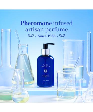Buy Pure Instinct Pheromone Massage Lotion True Blue 8oz - Enhance Attraction & Relaxation - International Shipping Available - Buy Online on GoSupps.com