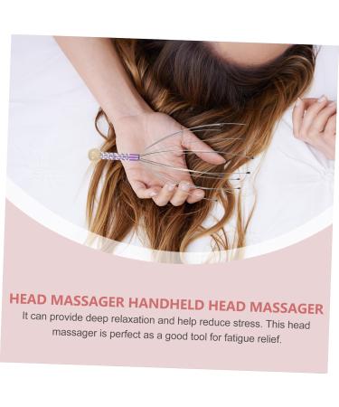 Beavorty 4-Piece Head Massage Device - Enhance Blood Circulation & Hair Stimulus | Handy Metal Scraper for Relaxation - Buy Online on GoSupps.com