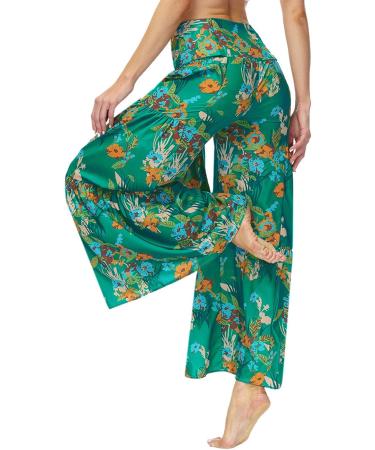HAIBING Wide Leg Pants Soft and Patterned Wide Legs Elegant and Stylish Pants for Women. (S) - Buy Online on GoSupps.com