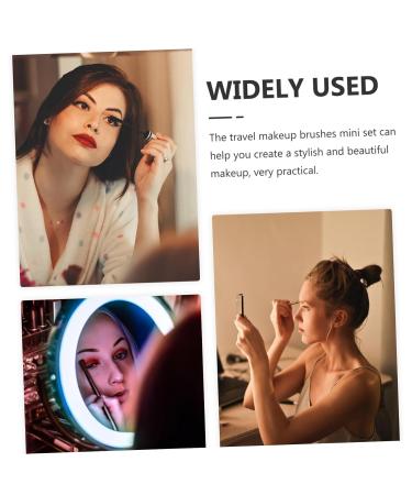 Shop Minkissy 15 Pcs Lashes Set with Glitter Eyebrow Brush & Travel Blush Brush Perfect for Stunning Makeup Looks - Buy Online on GoSupps.com