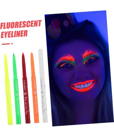 OHPHCALL 20 Pcs Halloween Paint Pen Fluorescence Eyeliner Eye Liner Fluorescence Liner Eyeliner Pen Plastic 12.00X0.80X0.80CMx4pcs Assorted Colorx4pcs - Buy Online on GoSupps.com