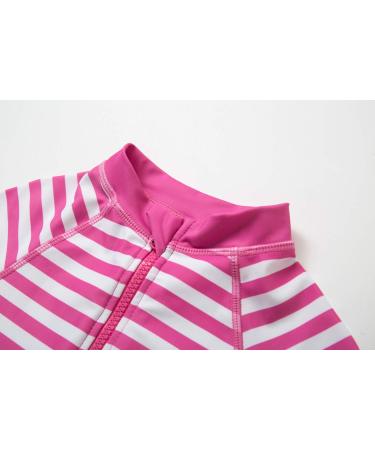 Bonverano Baby Girls Sunsuit UPF 50+ Swimsuit Set with Sun Hat - Stripe, One Size - Buy Online on GoSupps.com