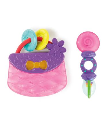 Bright Starts Everything Nice 9 Piece Gift Set | BPA Free Rattles & Teethers | Purple & Pink Baby Toys for Newborns - International Shipping - Buy Online on GoSupps.com