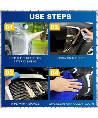 Car Rust Removal Spray Multi-Purpose Rust Remover Iron Powder Remover Rust Out Instant Remover Spray - 30/100ML (1Pcs 30ml) 1pcs 30ml - Buy Online on GoSupps.com