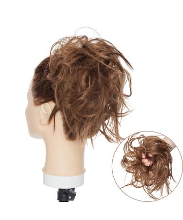 TESS Volume Messy Bun Hair Tie - Lightweight 45g Hairpiece for Women & Girls (Light Brown) - Perfect for Effortless Updos - Buy Online on GoSupps.com