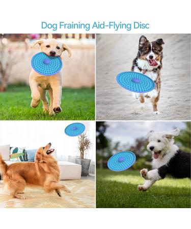 Lick Mat for Dogs - Cage Training Tool with Peanut Butter, Secure to Crate, Kennel Therapy, Slow Feeder Pad for Boredom & Anxiety - Blue - Buy Online on GoSupps.com