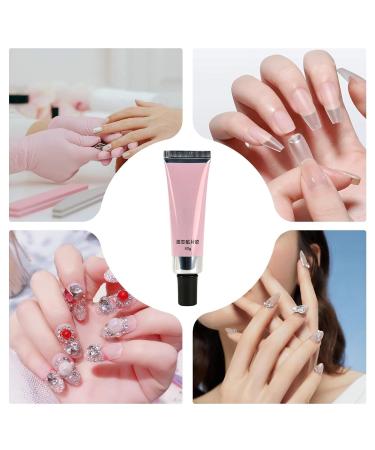 Nail Glue Gel Innovative Design Easy Clean Effortless Multipurpose Safe 30g Solid UV Acrylic Super Strong and Gentle Pressure | Outdoor Indoor Utility Comfortable - Buy Online on GoSupps.com
