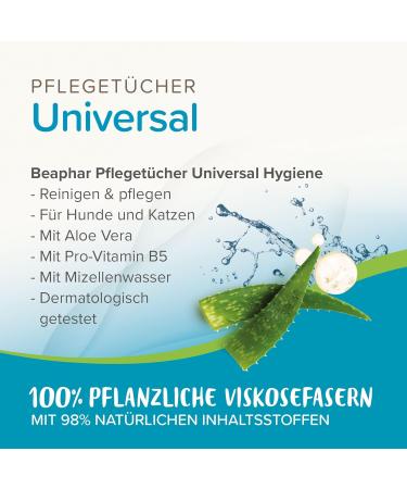 Beaphar Universal Hygiene Wipes for Dogs & Cats - 30 Pack | International Shipping Available - Buy Online on GoSupps.com